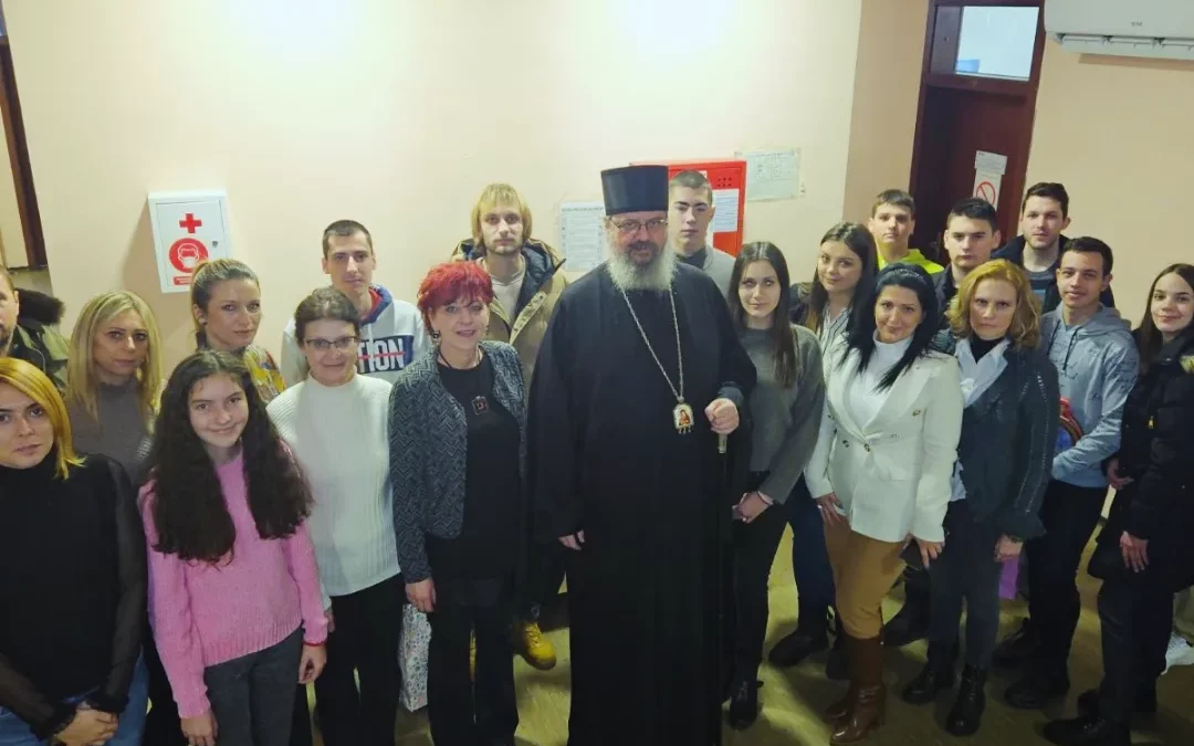 Episkop valjevski g.Isihije u prvoj poseti Centru za socijalni rad „Kolubara“ Valjevo